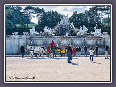 Wien - Neptunbrunnen im Park von Schloss Schönbrunn