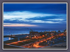 Blick von der Terrasse des Klimahauses