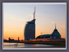 Bremerhaven City Skyline