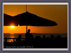 Ein Sommerabend an der Weser