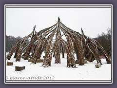 Weidenschlösschen im Winterlook