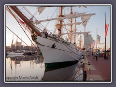 Dreimastbark Cuauhtémoc aus Mexico