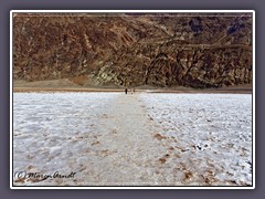 Badwater ist der tiefste Punkt Amerikas  mit 86 m unter dem Meeresspiegel