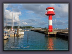 Der neue Hafenleuchtturm in Eckernförde