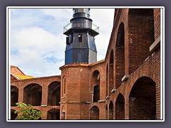 Fort Jefferson Lighthouse auf Dry Torgugas