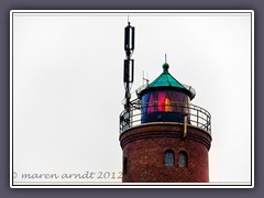 Turmspitze des Leuchtturm St Peter Böhl