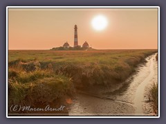 Westerhever im Gegenlicht