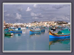 Die bunten Fischerboote von Malta