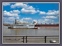 Steamboat auf dem Mississippi River