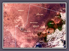 Tanzania - Serengetii und Ngorongoro Karte