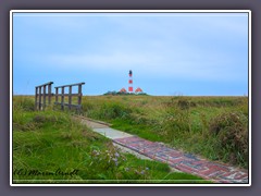 Westerhever - der historische Stockenstieg - 45 cm breit mit Ziegeln geklinkert