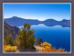 Crater Lake ist ein Kratersee des Vulkans Mount Mazama 