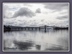 McCullough Memorial Bridge über die Coos Bay - Highway 101