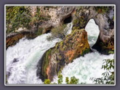 Aussichtsplattform im Rheinfall