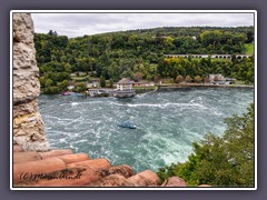 Blick vom Schloss Laufen