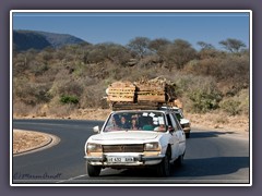 Tanzania - den Wagen voll geladen