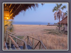 Abend im Maramboi Tented Camp