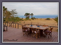 Maramboi Tented Camp - Frühstück im Freien