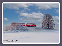 Moorexpress - Reise durch verschneite Landschaft