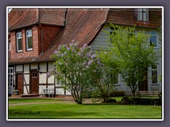 Osterholz Scharmbeck - die Museumsanlage im Frühling