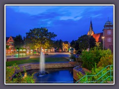 Osterholz Scharmbeck - Marktplatz im Sommer