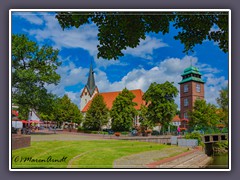 Osterholz Scharmbeck - Marktplatz im Sommerlook