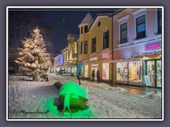 Osterholz Scharmbeck - winterliche Kirchenstraße