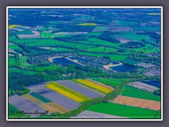 Teufelsmoor von oben - Ohlenstedter Quellseen