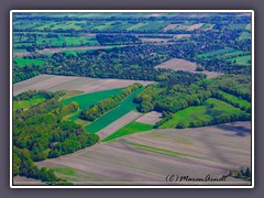 Teufelsmoor von oben - Weyerberg mit Mackenseneiche