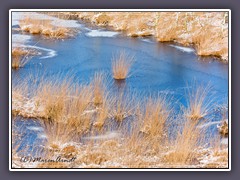 Winter - zugefrorenes Huvenhoopsmoor